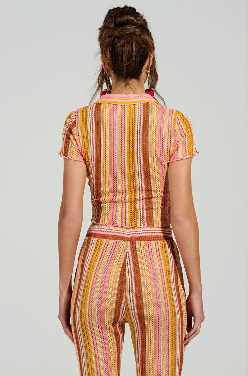 PALOMA KNIT COLLARED TOP Product Image