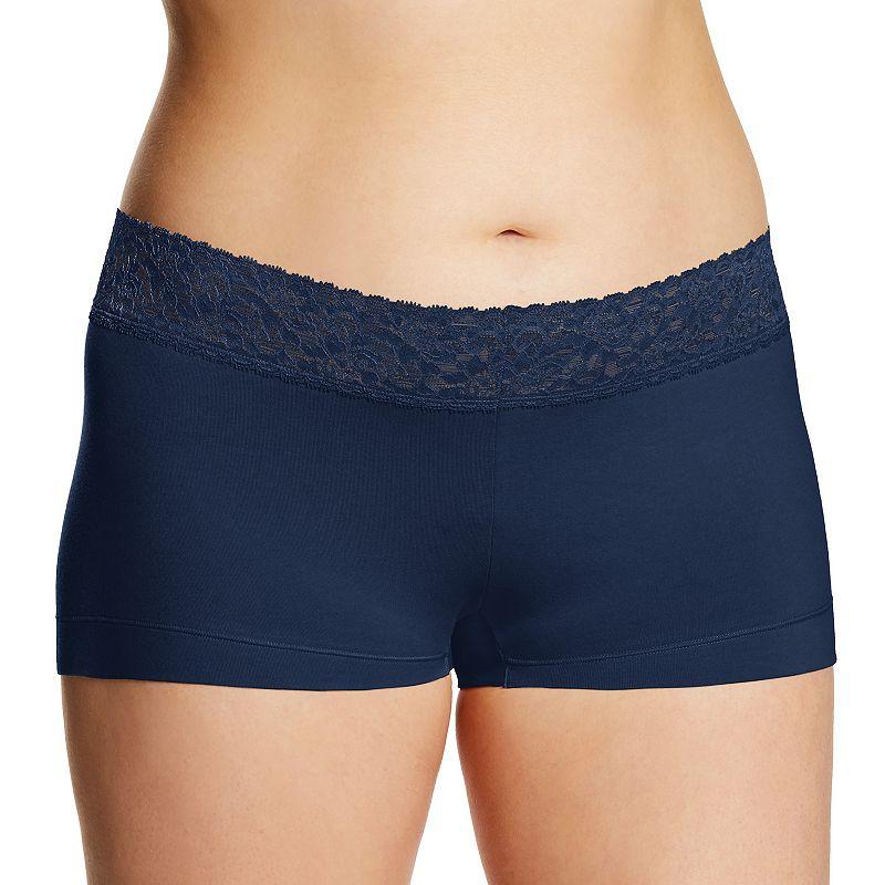 Maidenform® Dream® Cotton Lace-Trim Boyshort Underwear 40859, Women's,  Product Image