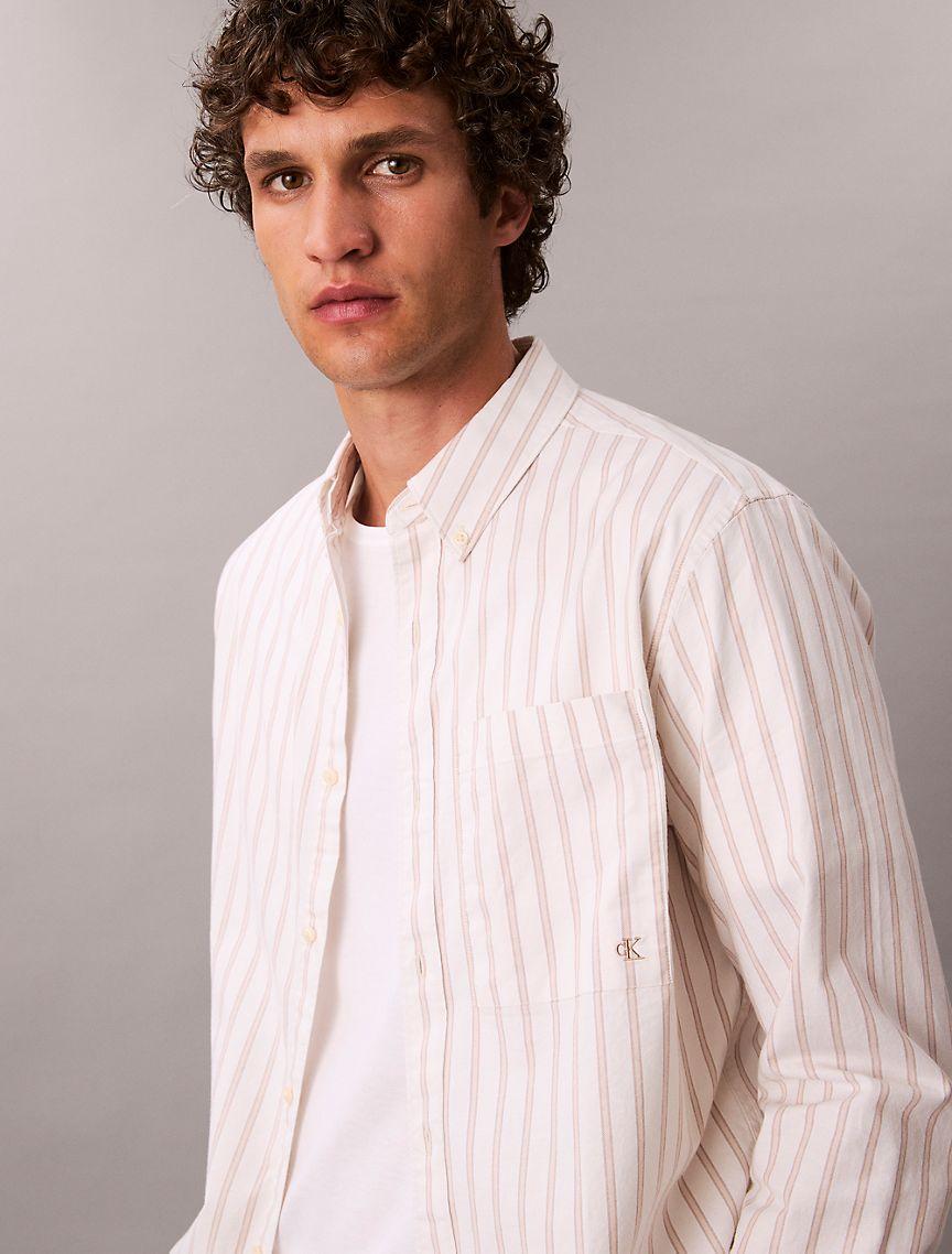 Stripe Oxford Classic Button-Down Shirt Product Image