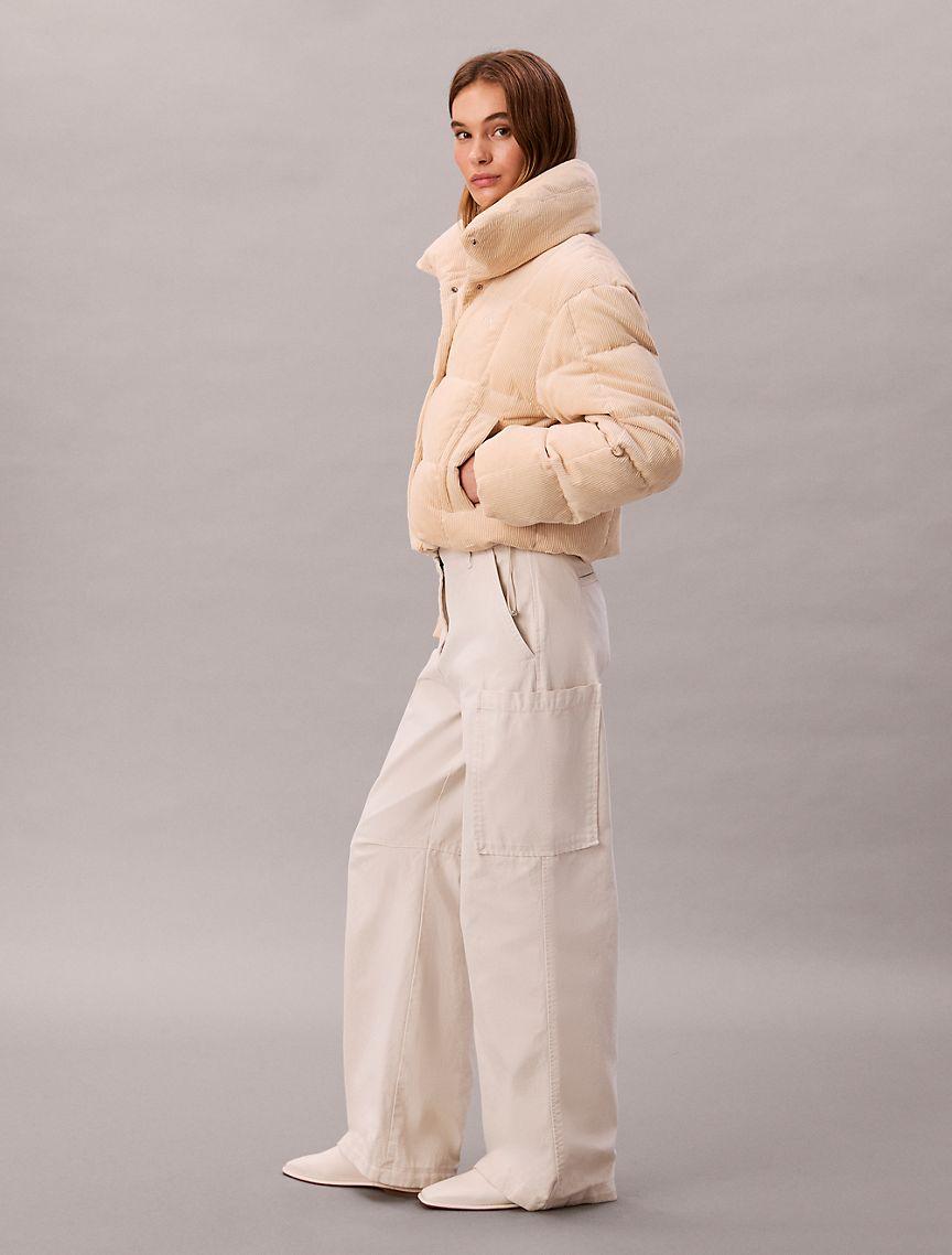 Corduroy Puffer Jacket Product Image