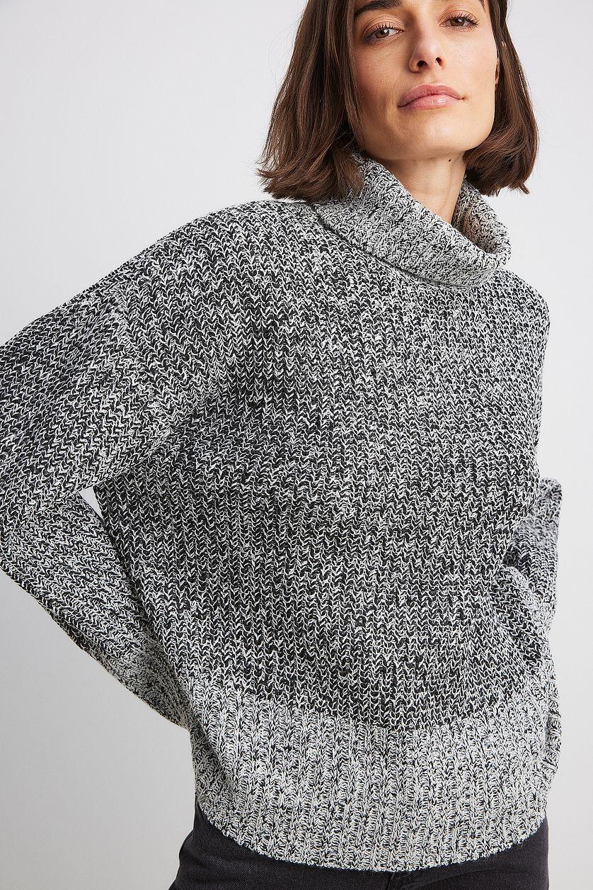 Turtleneck Knitted Sweater Product Image
