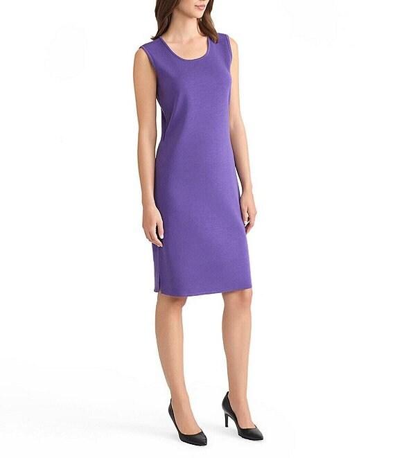 MISOOK Mylana Knit Scoop Neck Sleeveless Sheath Dress Product Image