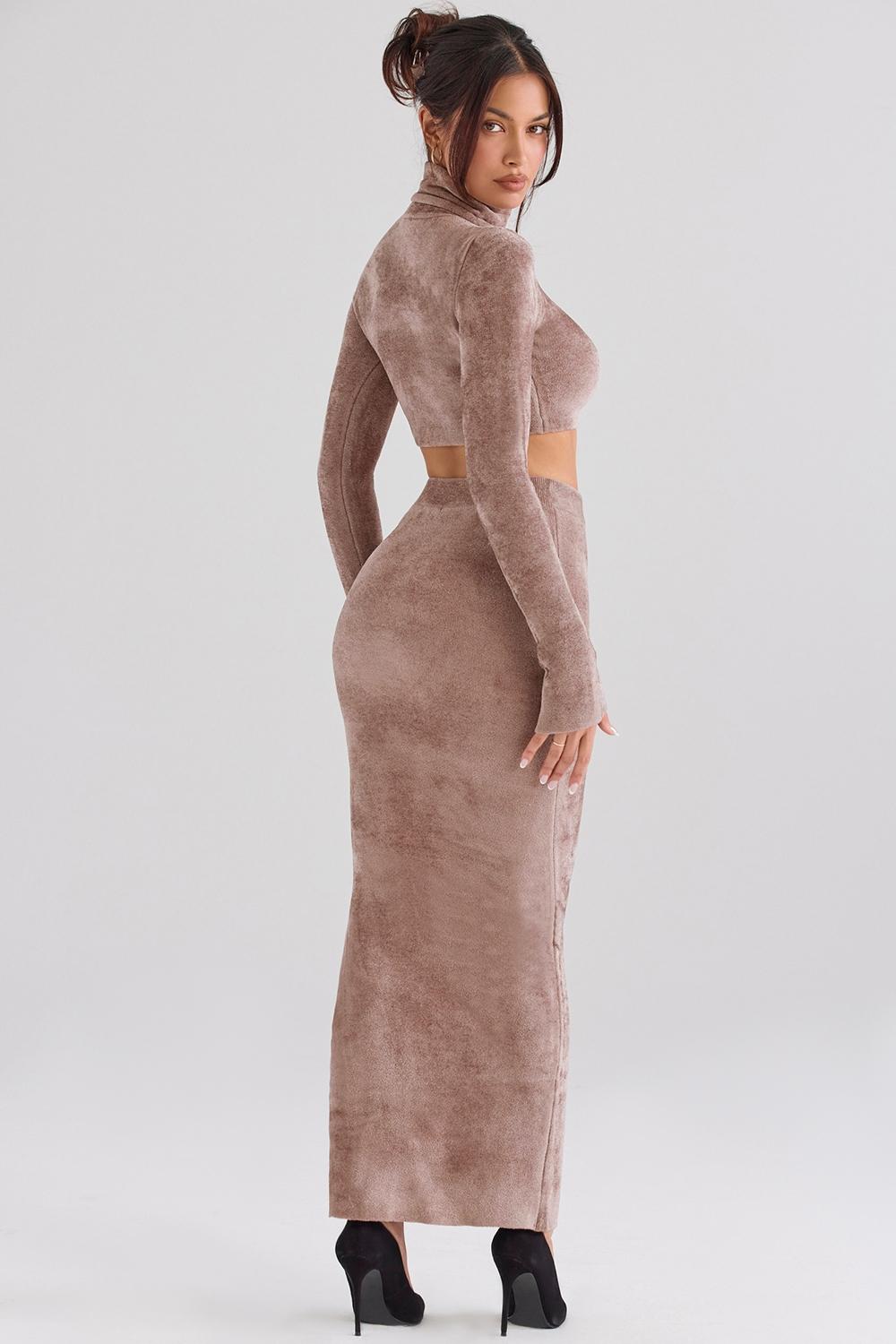 Rene  rose chenille maxi skirt - sale Product Image