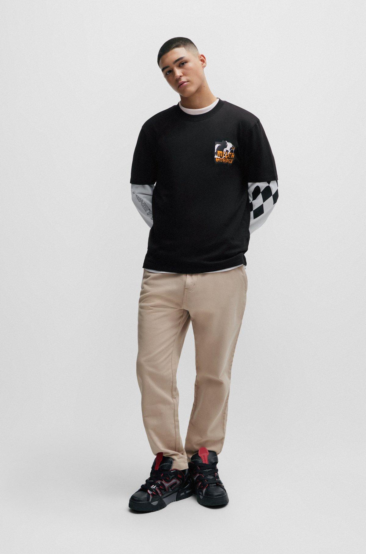 Relaxed-fit T-shirt in with seasonal artwork Product Image