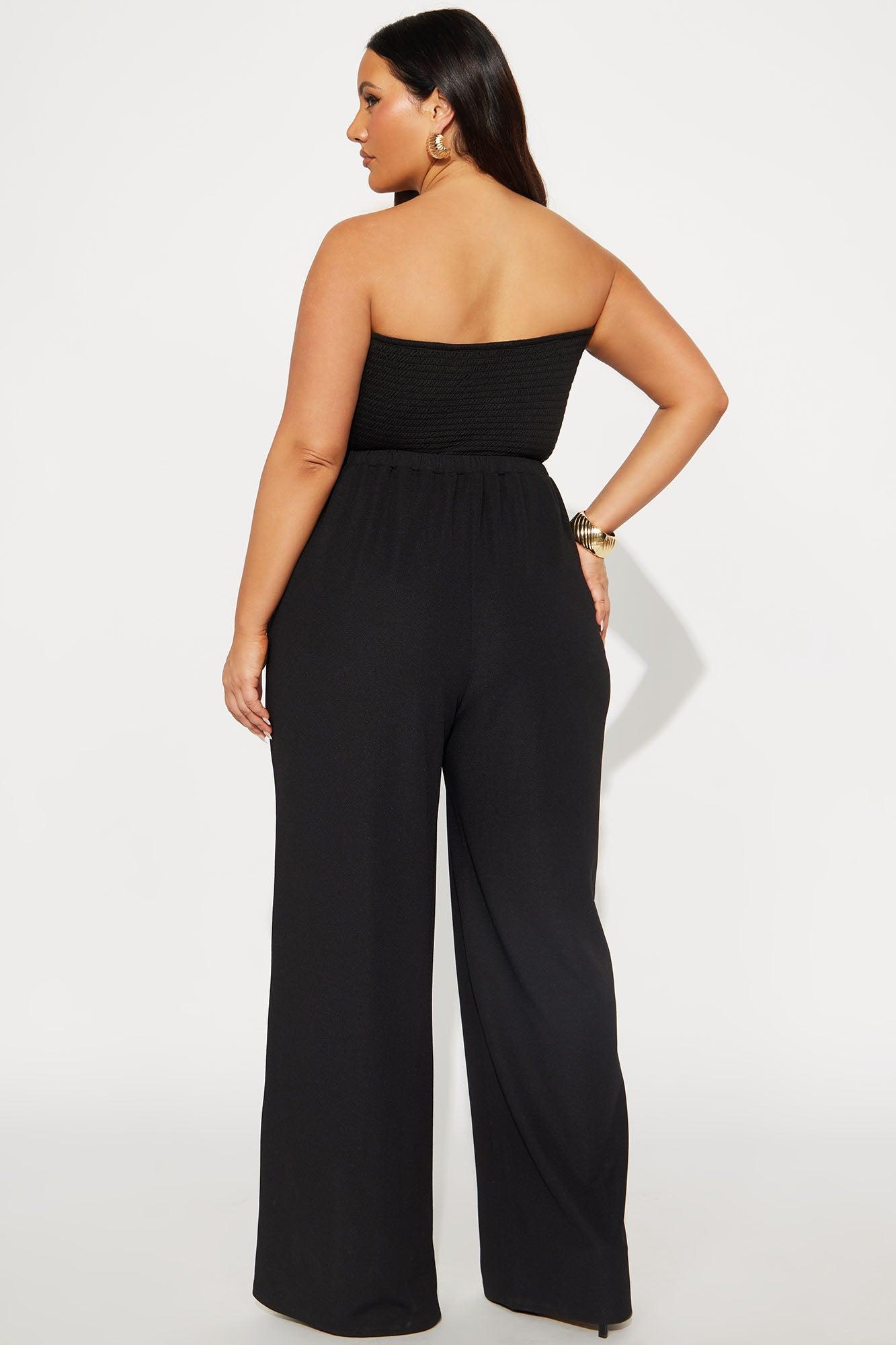 Moxie Strapless Jumpsuit - Black Female Product Image