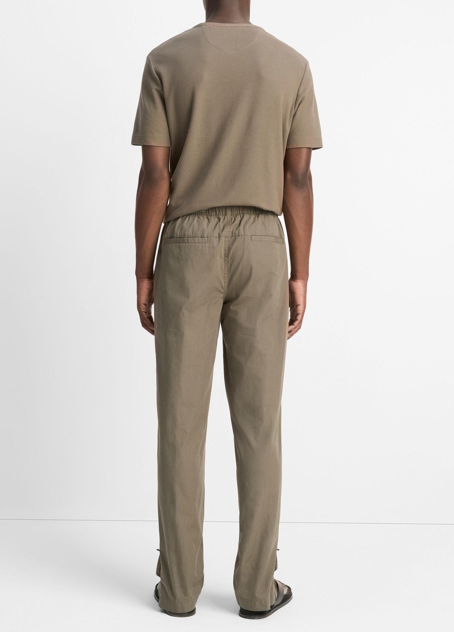 Italian Cotton Ripstop Belted Pant Product Image