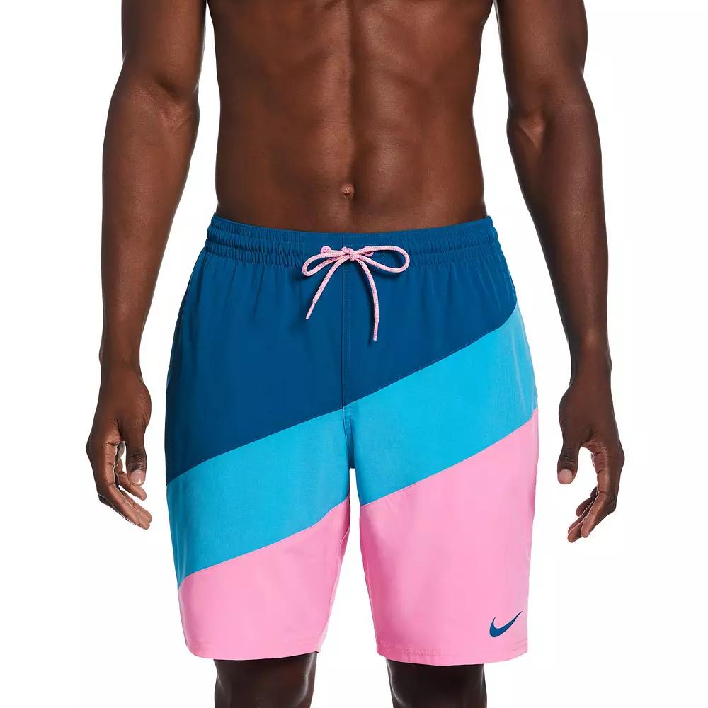 Men's Nike 9" Color Surge Swim Trunks, Size: XXL, Pink Spell Product Image