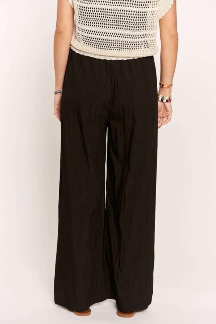Crinkle Wide Leg Pants Product Image
