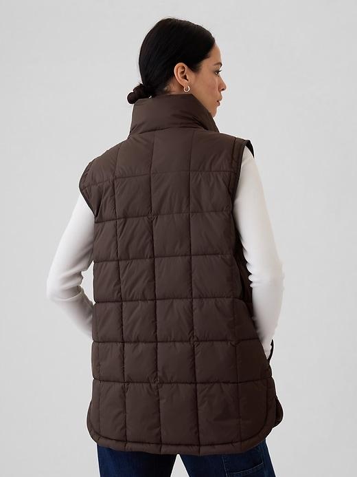 Recycled Lightweight Quilted Puff Vest Product Image