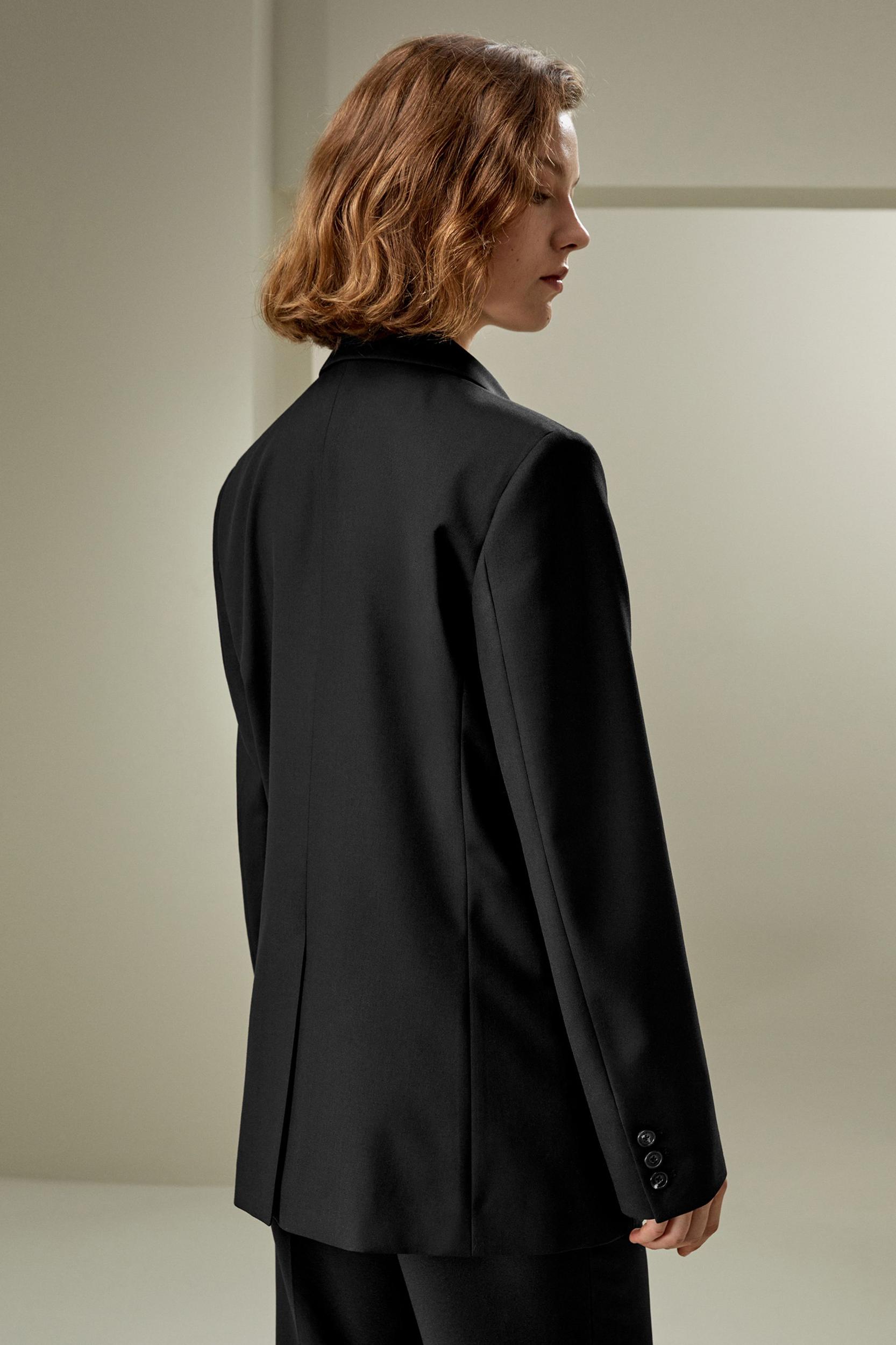 Modern Beauty Silk Wool Blazer Product Image