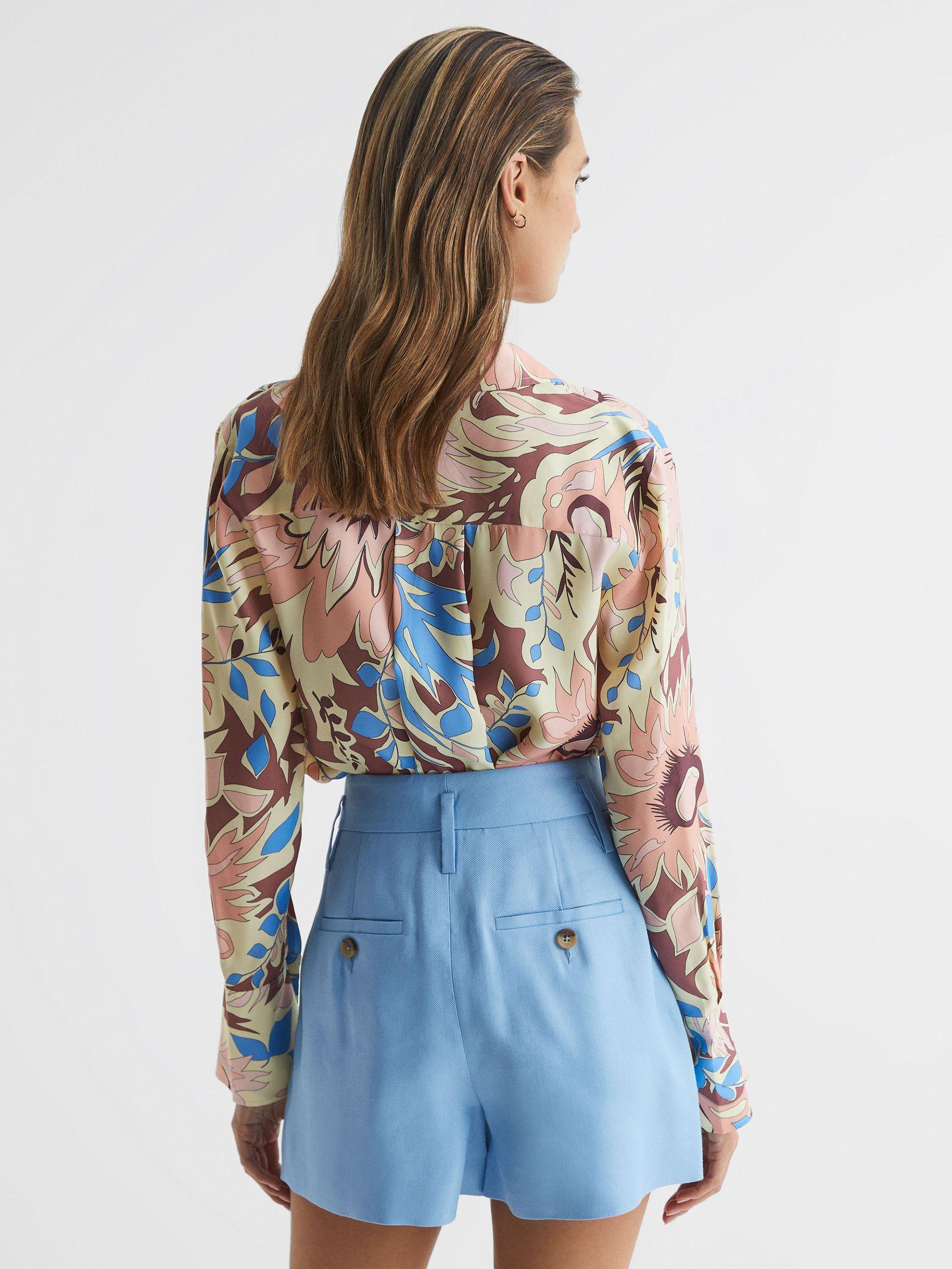 Floral Printed Shirt in Multi Product Image