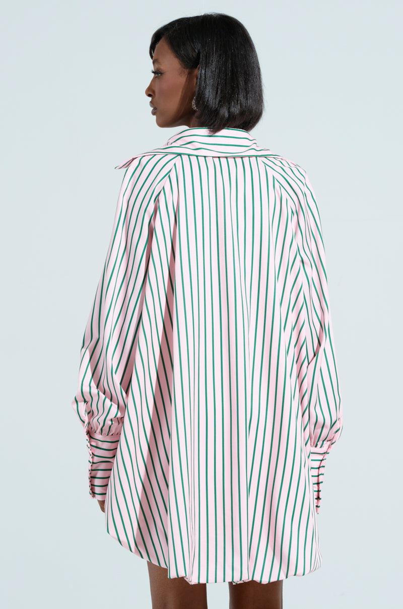 HAMPTONS STRIPED BUTTON UP Product Image