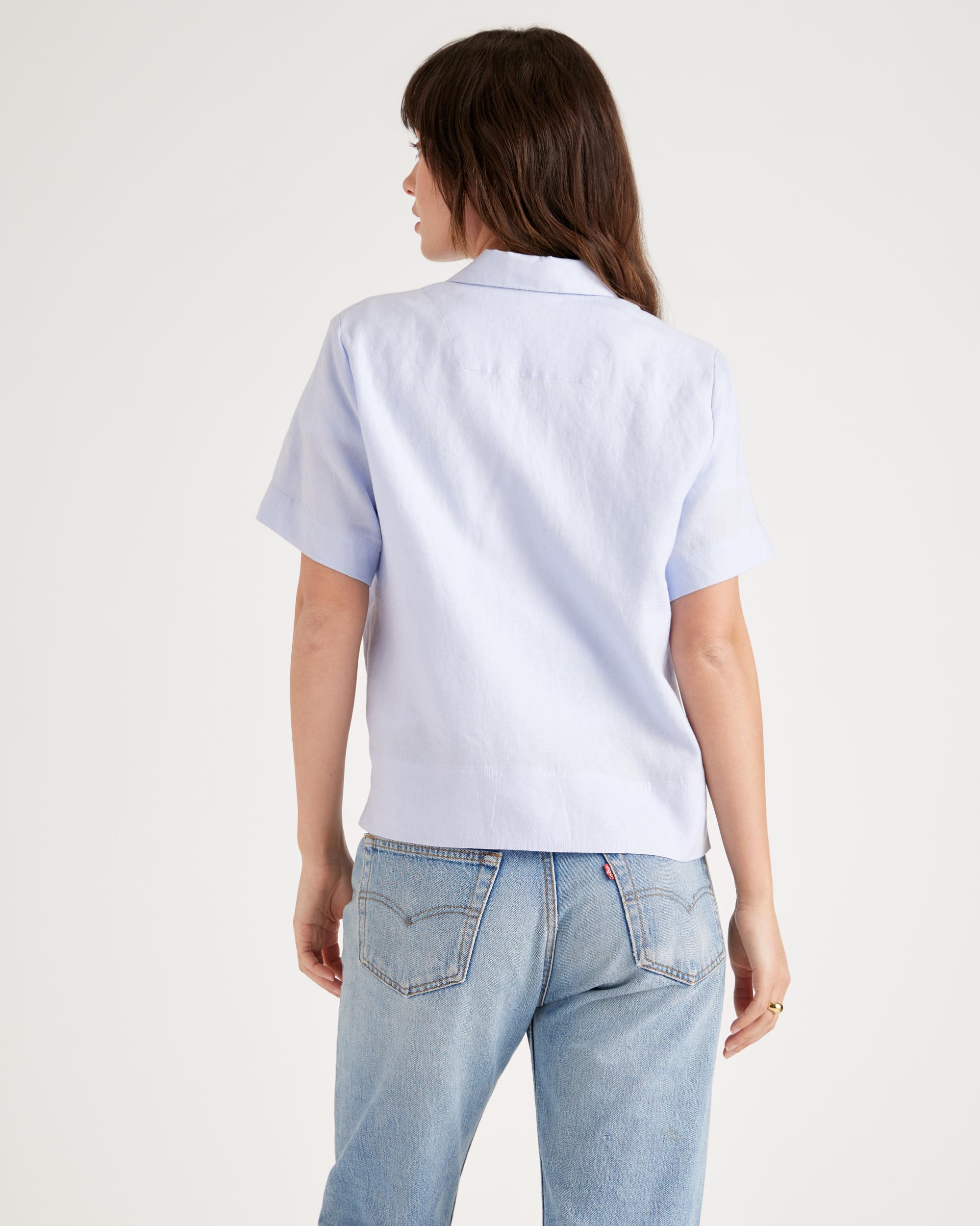 Quince | Women's Short Sleeve Shirt Size XL, Linen Product Image