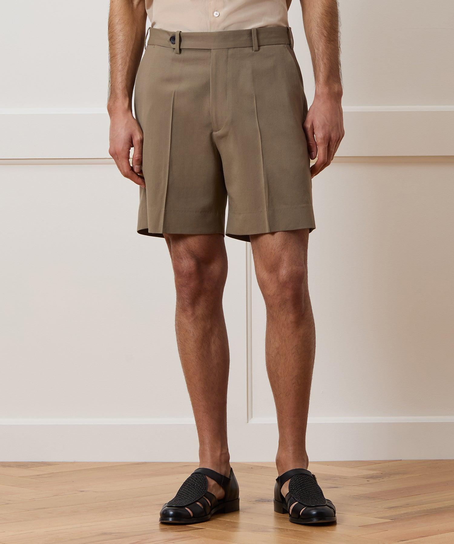 7" Italian Gabardine Tab Short Product Image