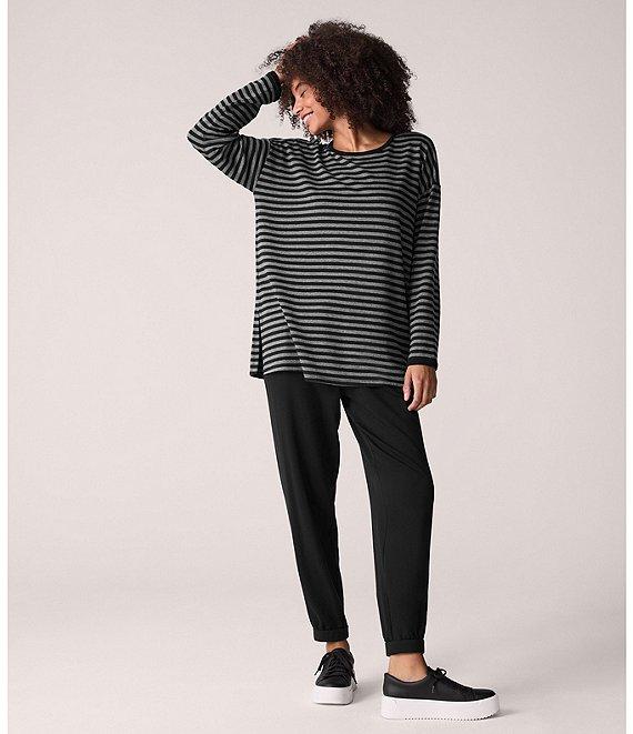 Eileen Fisher Tencel™ Lyocell Cozy Brushed Terry Hug Jogger Ankle Pants Product Image
