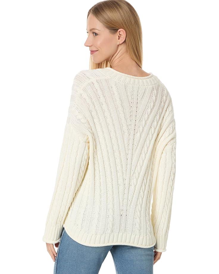 Pointelle Cord Sweater Product Image