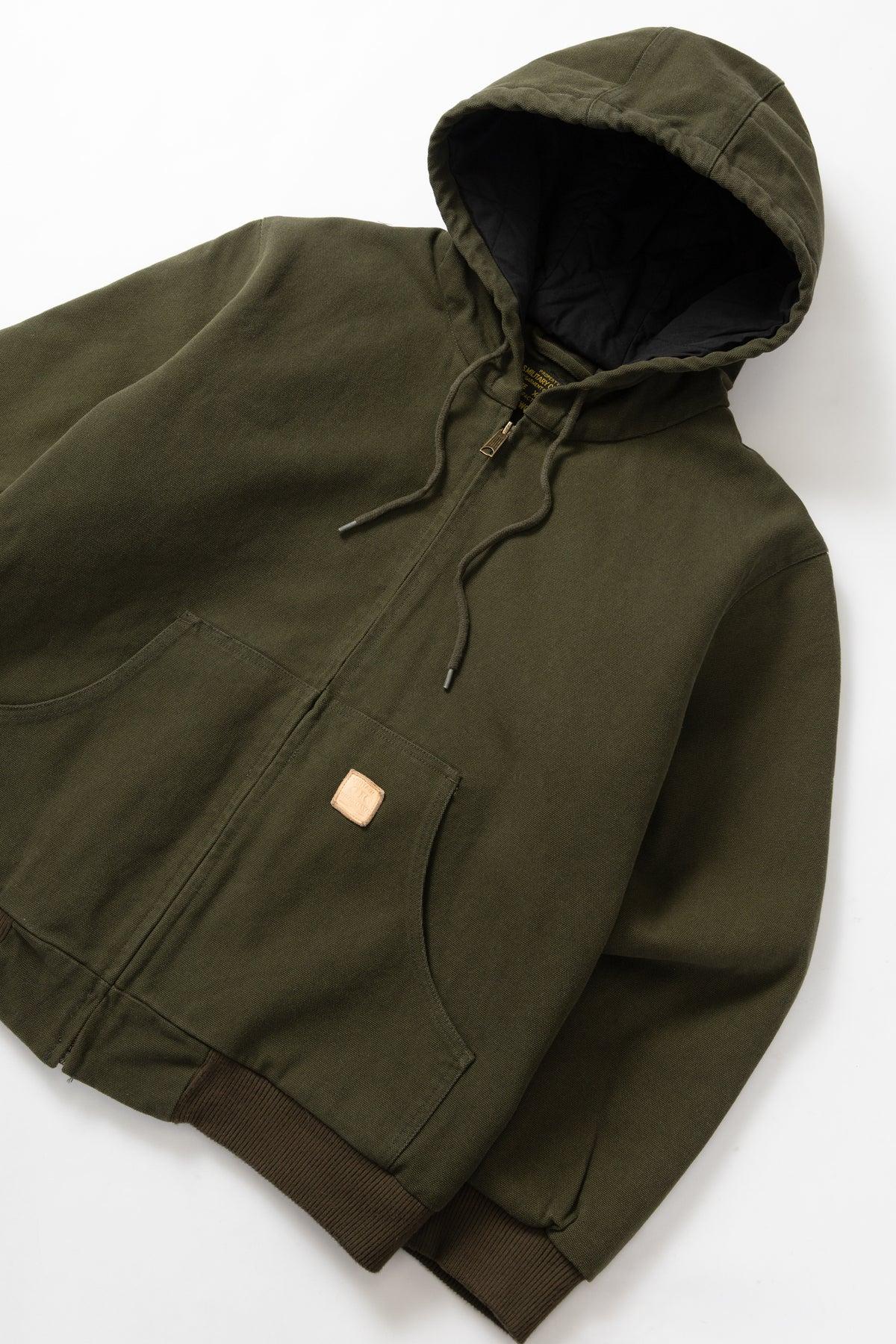 Okonkwo MFG - Canvas Hooded Jacket - Olive Product Image