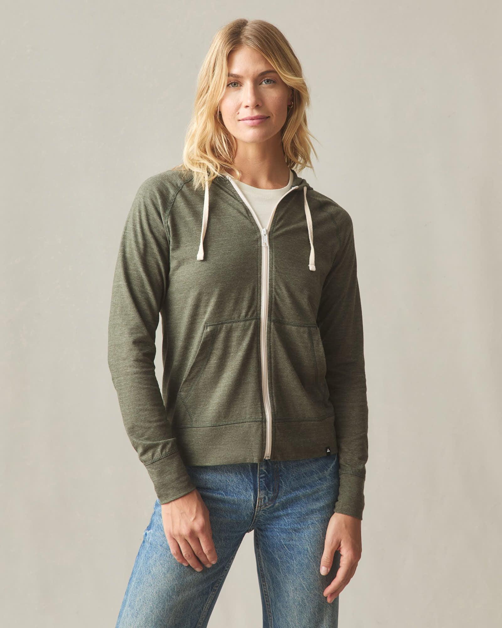 Women's Lightweight Full Zip - Forest Night Heather Product Image