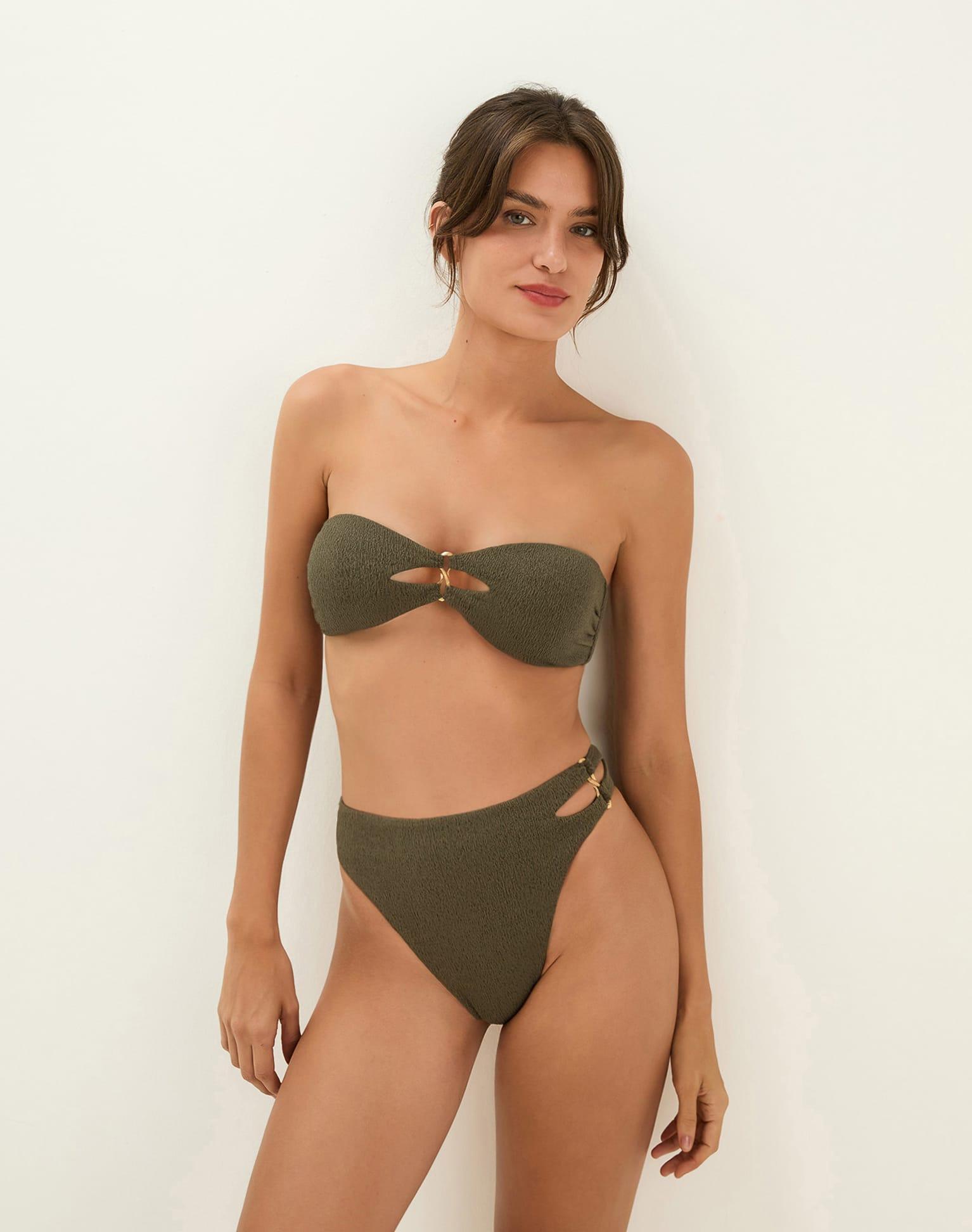 Firenze Solaro Bandeau Top - Evergreen Product Image