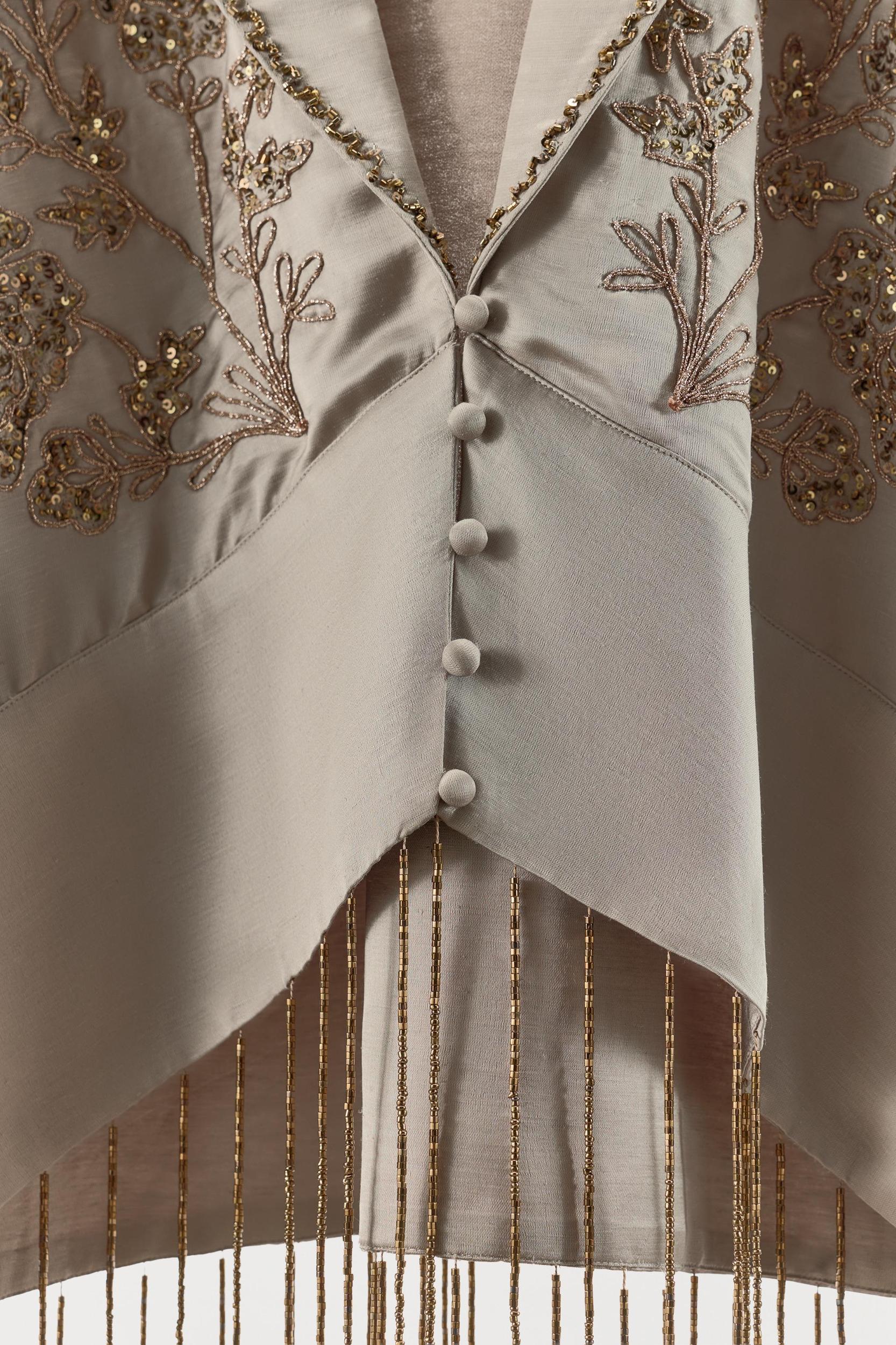 LIMITED EDITION EMBROIDERED BEADED KIMONO Product Image