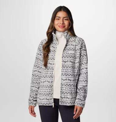 Columbia Women's Benton Springs Printed Full Zip Fleece Jacket- Product Image