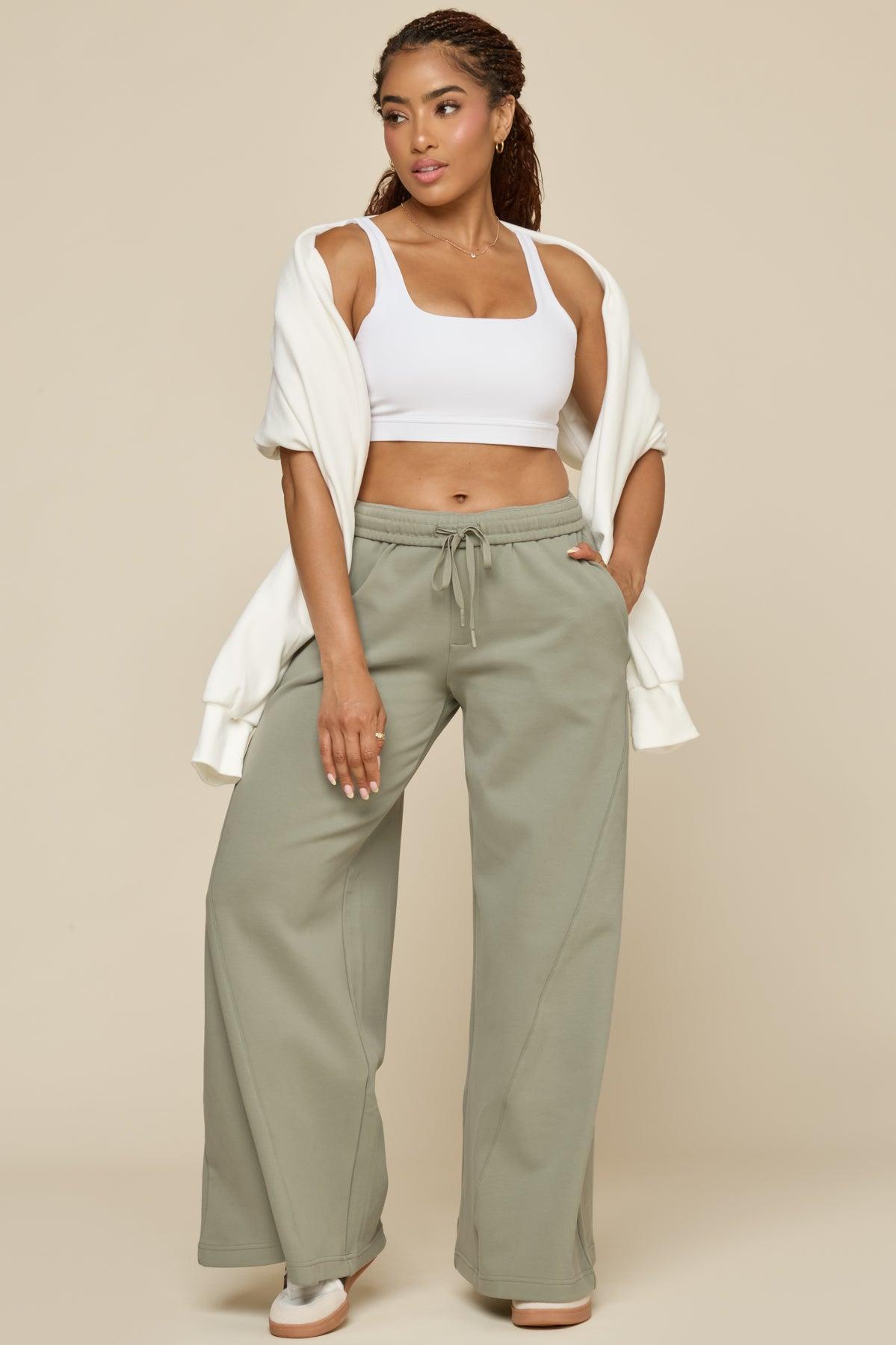 Superwide Sweatpant - Light Sage Product Image