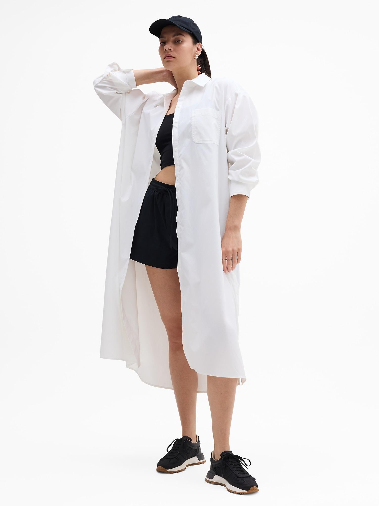 Drift Poplin Long Shirt Dress Product Image