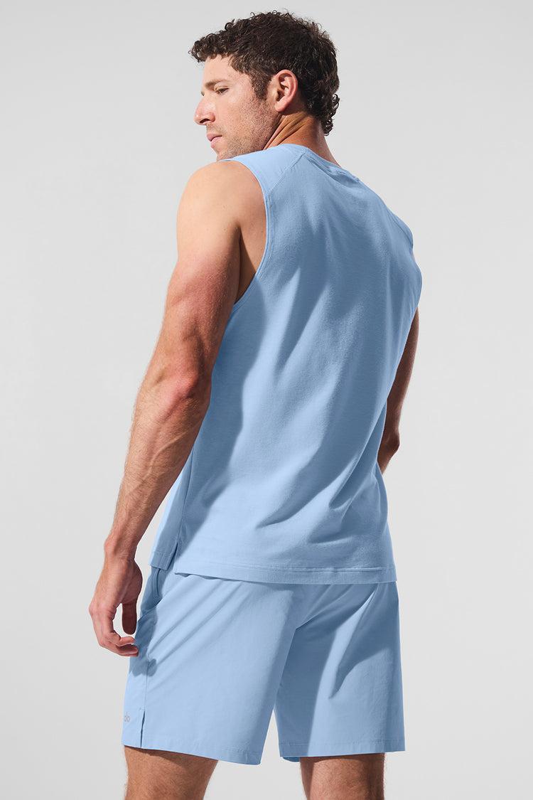 ALO Vapor Muscle Tank - Seashell Blue Product Image
