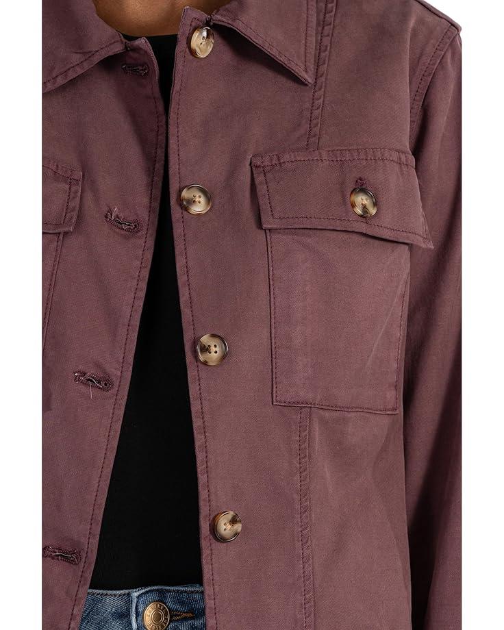 Petite Jean High Rise Wide Front Seam Patch Front Pockets Product Image