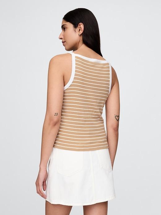 Modern Apron-Neck Tank Top Product Image