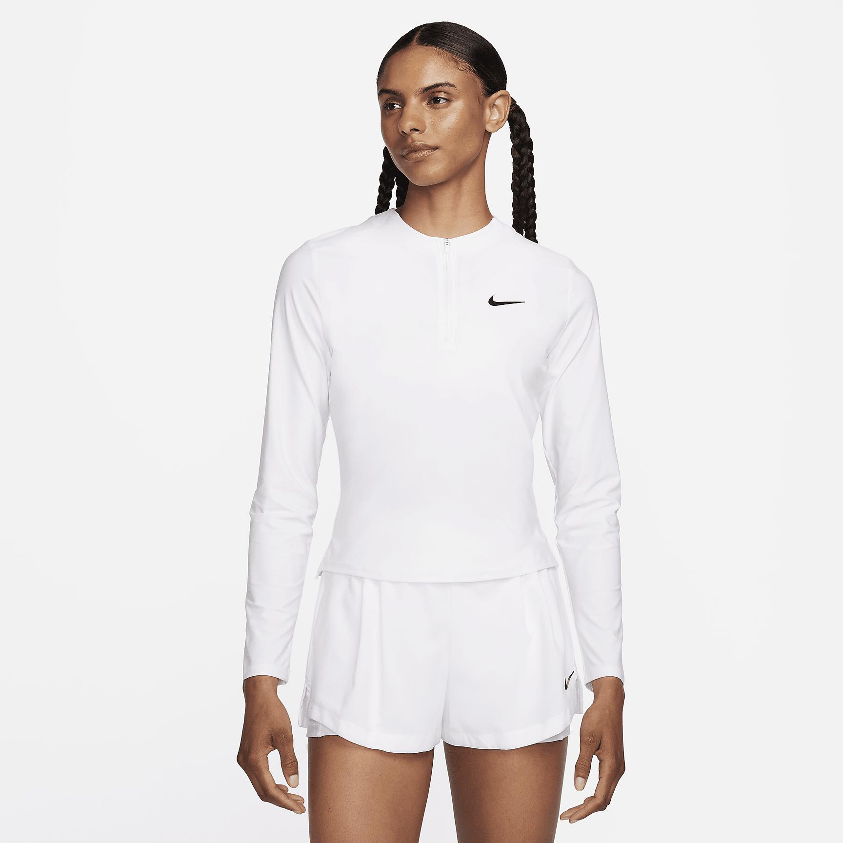 Nike Women's Court Advantage Dri-FIT 1/4-Zip Tennis Mid Layer Product Image