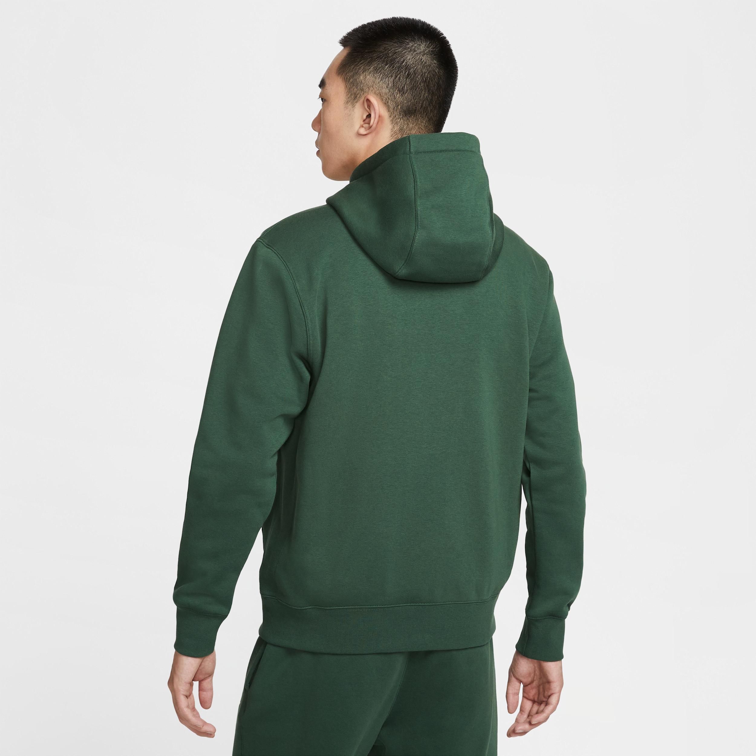 Mens Nike Sportswear Club Fleece Full-Zip Hoodie | BV2645-323 Product Image