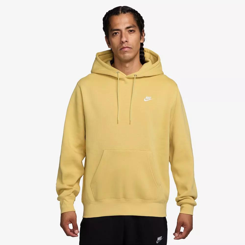 Big & Tall Nike Club Pull-Over Fleece Hoodie, Men's,  Product Image