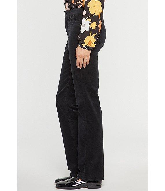 NYDJ Marilyn Straight Leg Mid Rise Fine Wale Corduroy Jeans Product Image