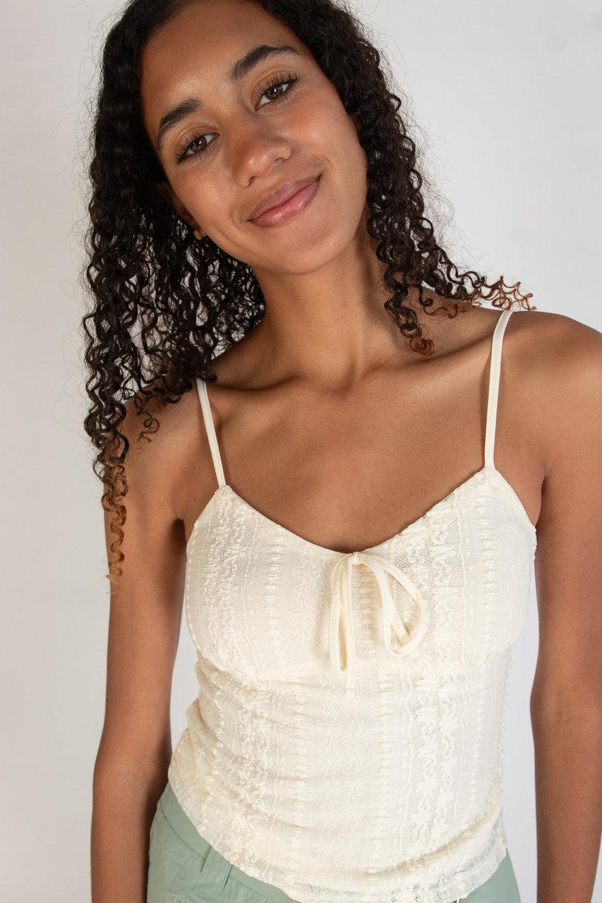 Lace Tie Front Cami Product Image