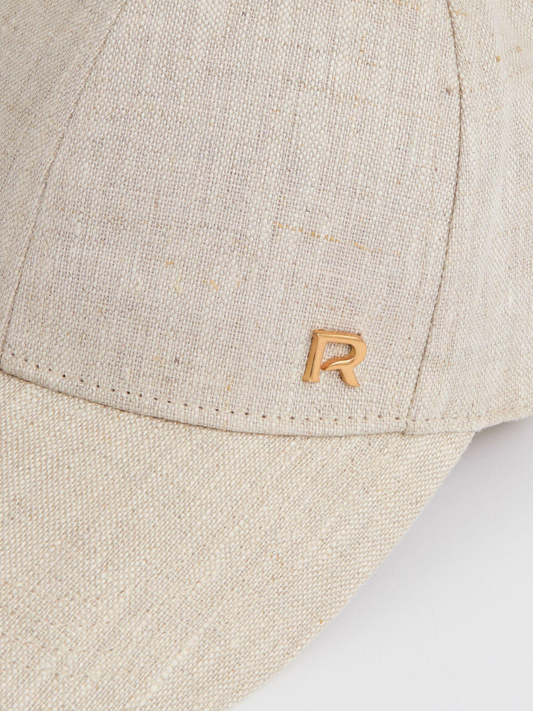 Linen Logo Baseball Cap in Neutral Product Image