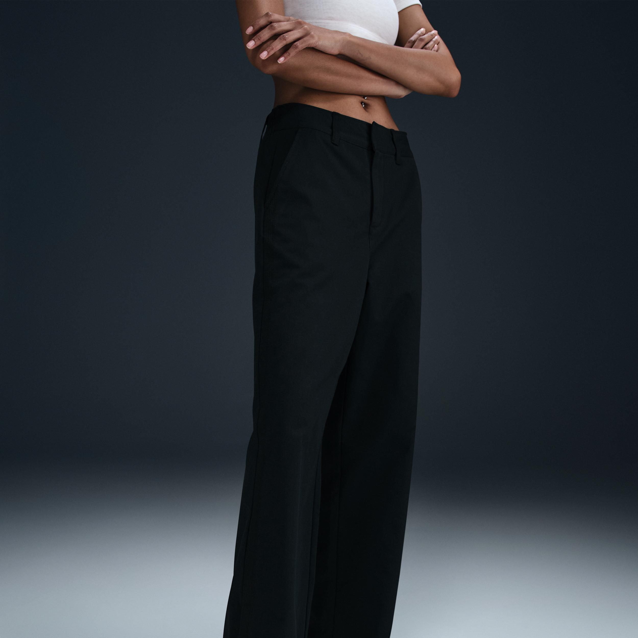 Nike Sportswear Collection Women's Mid-Rise Twill Trousers Product Image