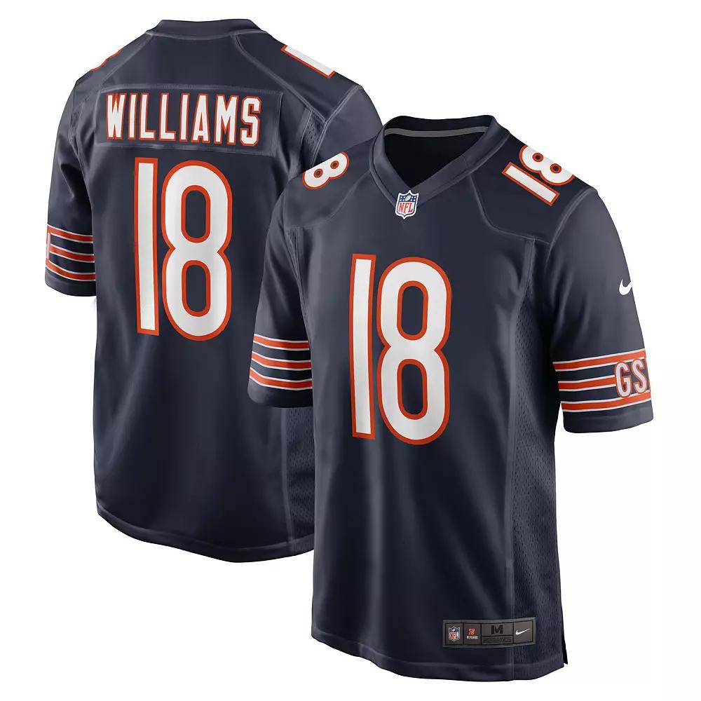 Caleb Williams Chicago Bears Nike Mens NFL Game Jersey | 67NMCBGH7QF-DZ8 Product Image