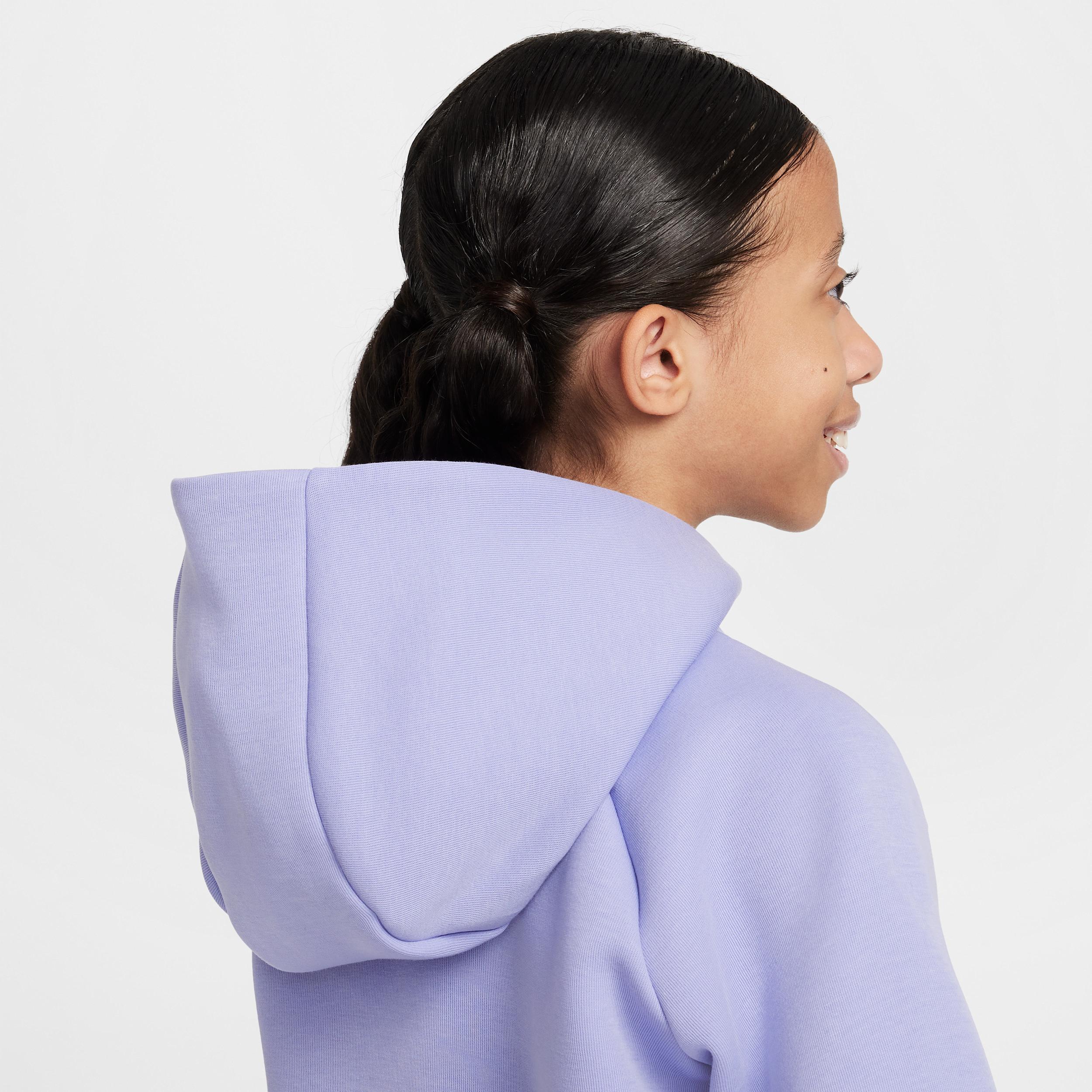 Unisex Nike Sportswear Tech Fleece Girls' Full-Zip Hoodie Product Image