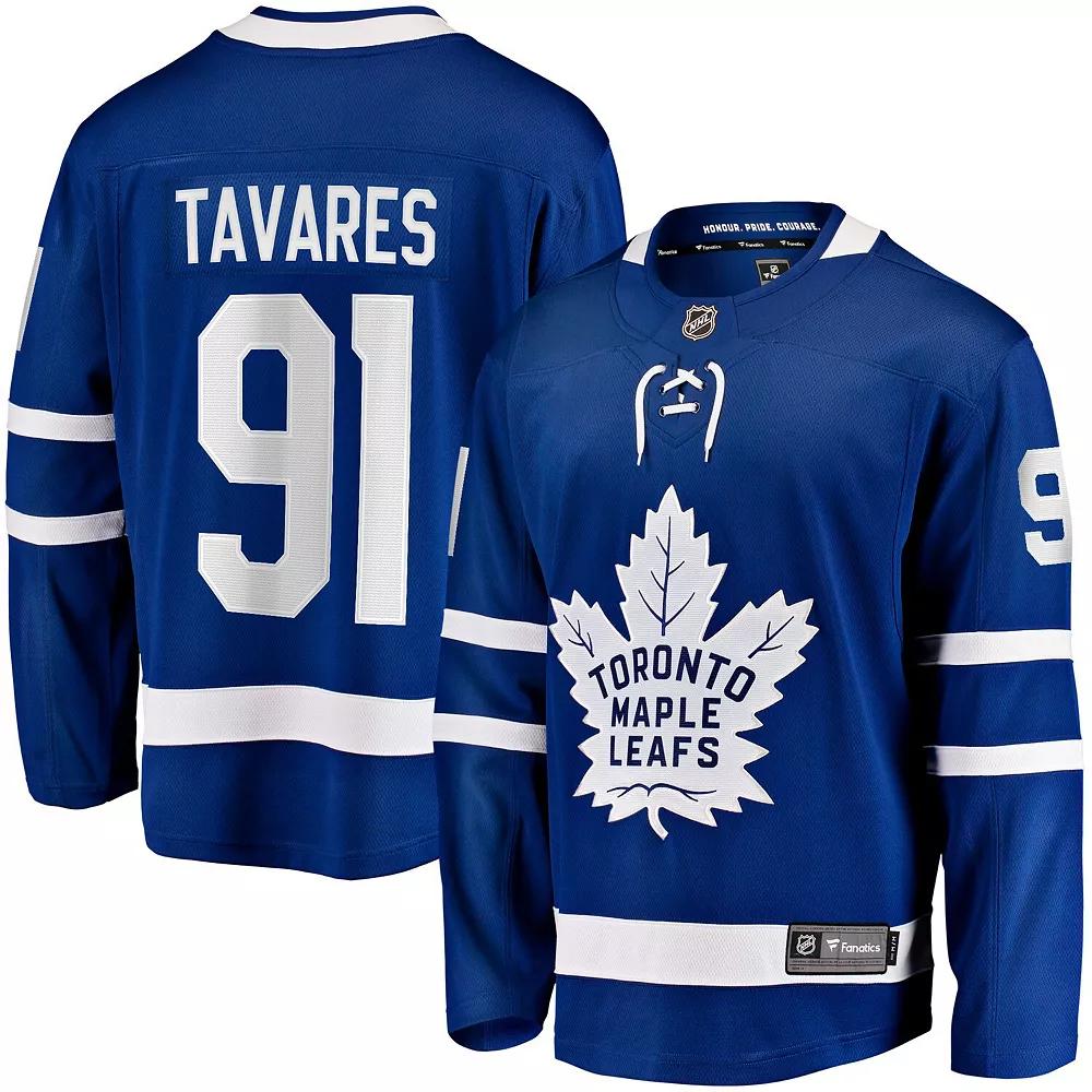 Men's Fanatics John Tavares Blue Toronto Maple Leafs Home Breakaway Player Jersey, Size: 4XL, Mpl Blue Product Image
