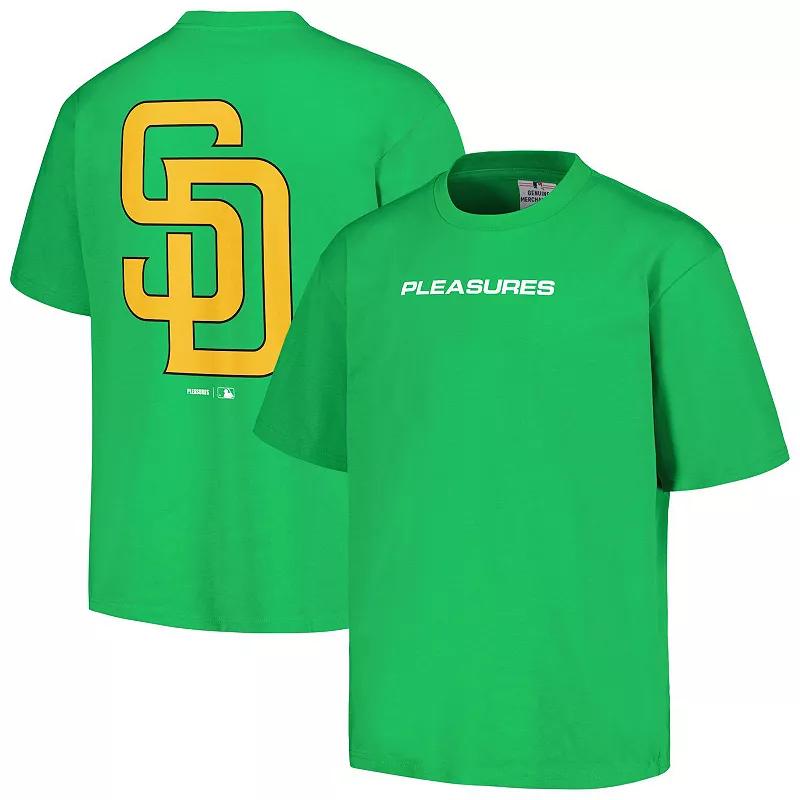 Men's PLEASURES Green San Diego Padres Ballpark T-Shirt,  Product Image