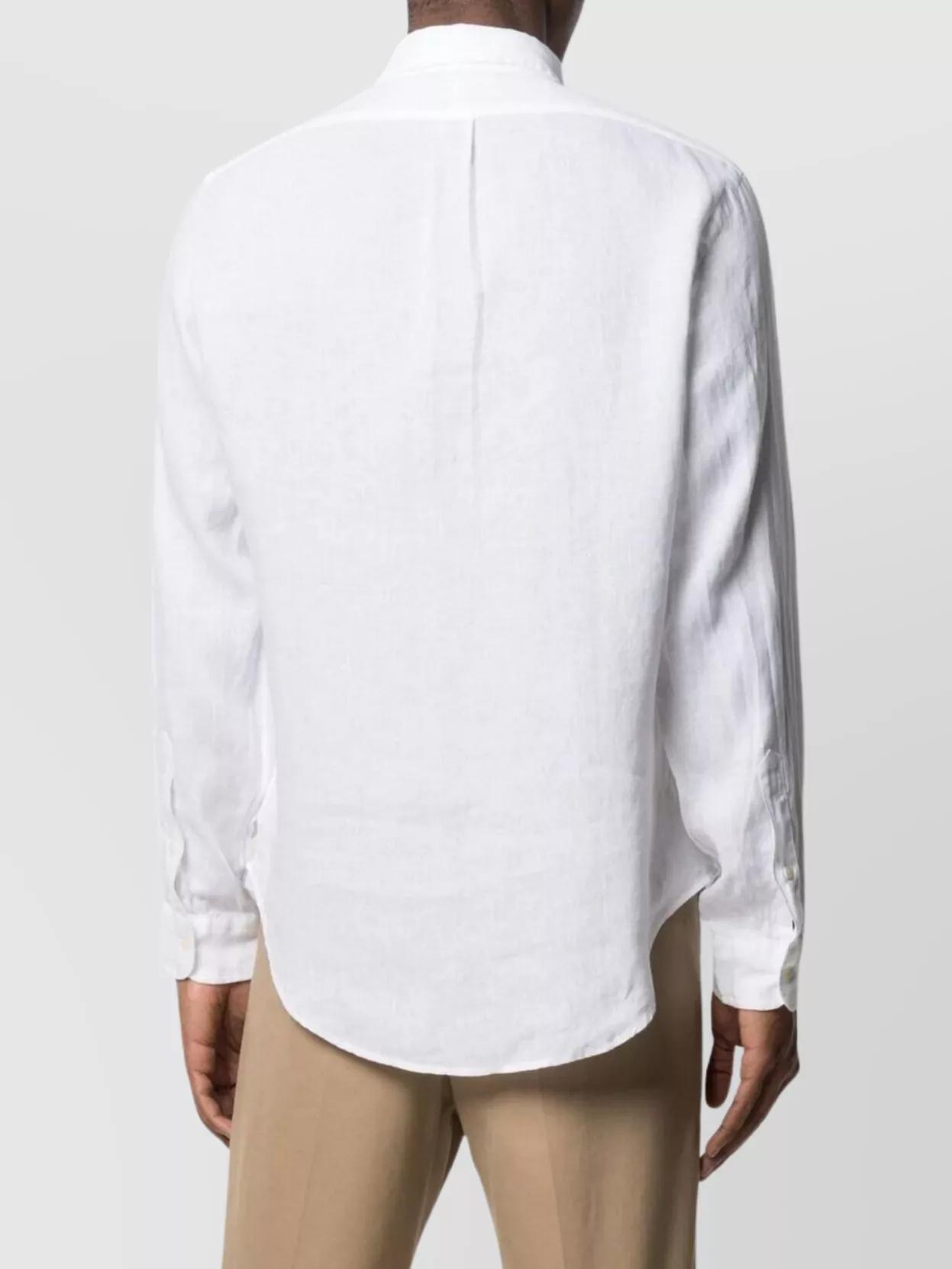 POLO RALPH LAUREN Long Sleeve Sport Shirt Clothing In White Product Image