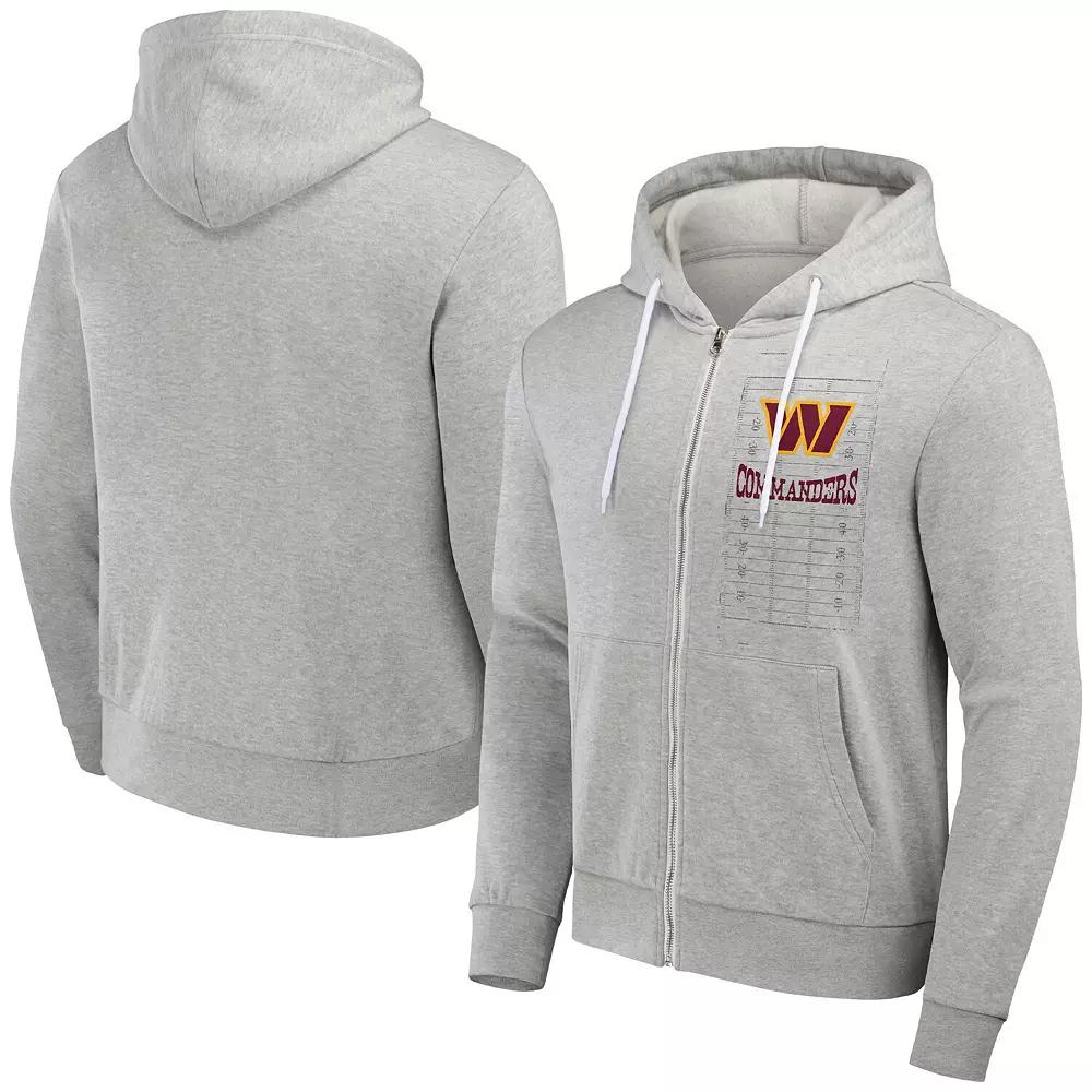 Men's NFL x Darius Rucker Collection by Fanatics Heather Gray Arizona Cardinals Domestic Full-Zip Hoodie, Size: XL, Grey Product Image