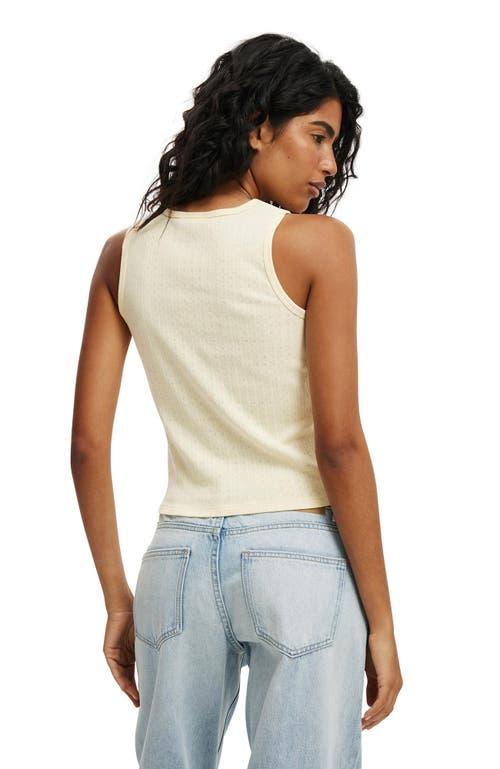 Cotton On Women's Lcn Graphic Tank in Lcn Nybg Flowers Row  Lemon at Nordstrom, Size X-Large Product Image