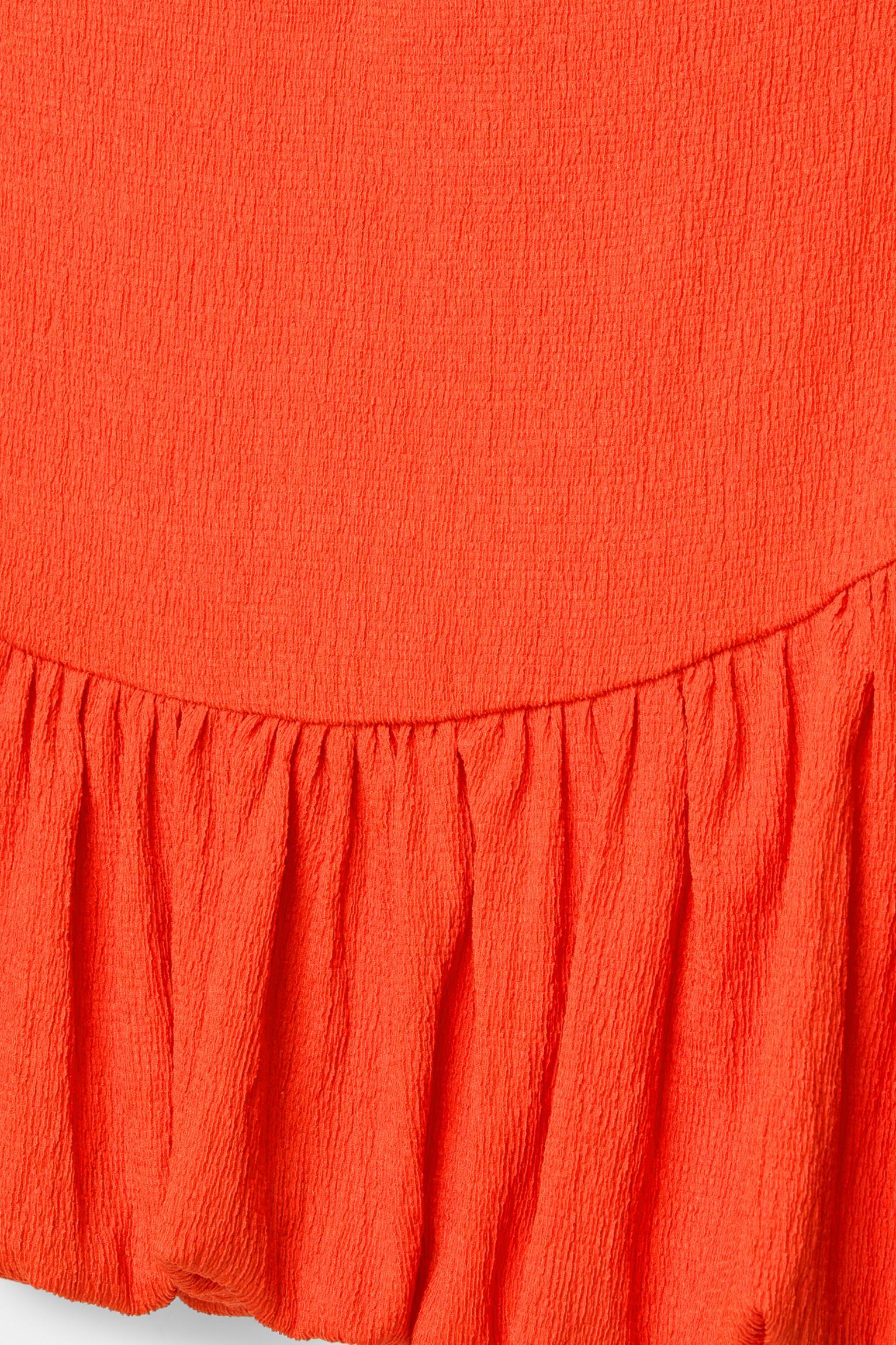 Balloon mini skirt with yoke detail Product Image
