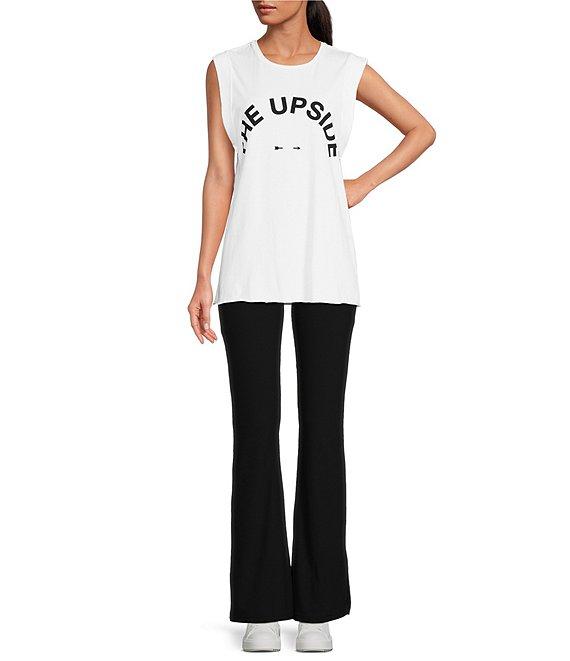 The Upside Florence Peached Flare Leg Leggings Product Image