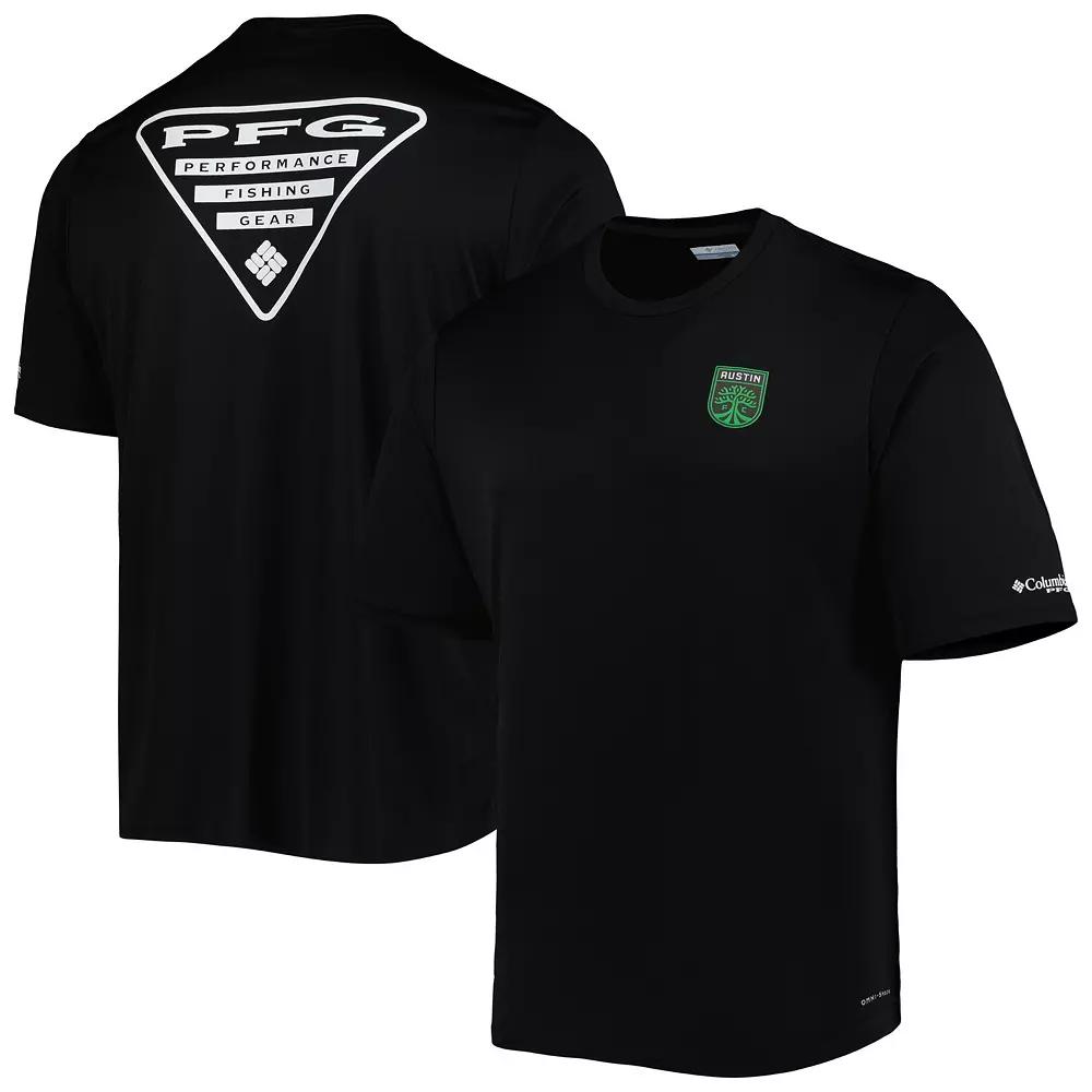 Men's Columbia Black Austin FC Terminal Tackle Omni-Shade T-Shirt,  Product Image