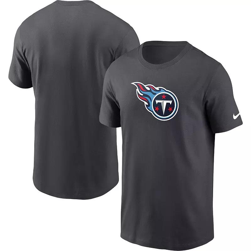 Men's Nike Charcoal Tennessee Titans Primary Logo T-Shirt,  Product Image