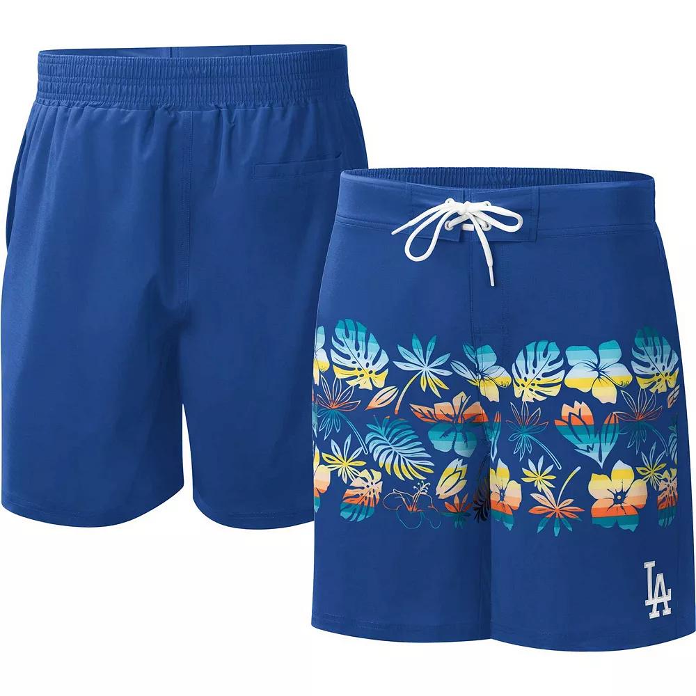 Men's G-III Sports by Carl Banks Royal Los Angeles Dodgers Breeze Volley Swim Shorts,  Product Image