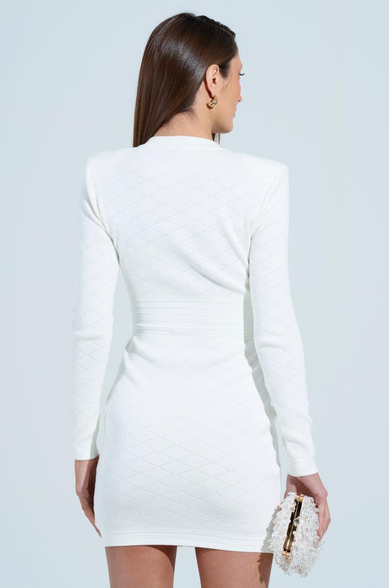 SUSIE MINI DRESS IN WHITE Product Image